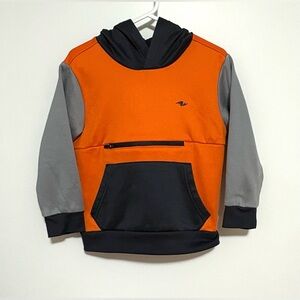 Athletic Works Orange and Black Kids Hoodie